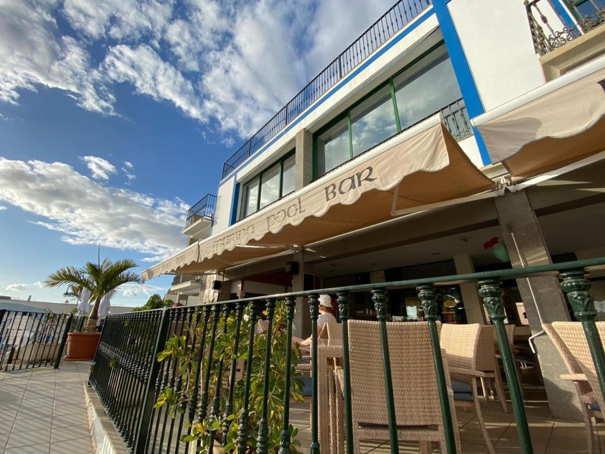 פוארטו דה מוגן Billy'S Beachfront Apartment With Pool Access מראה חיצוני תמונה