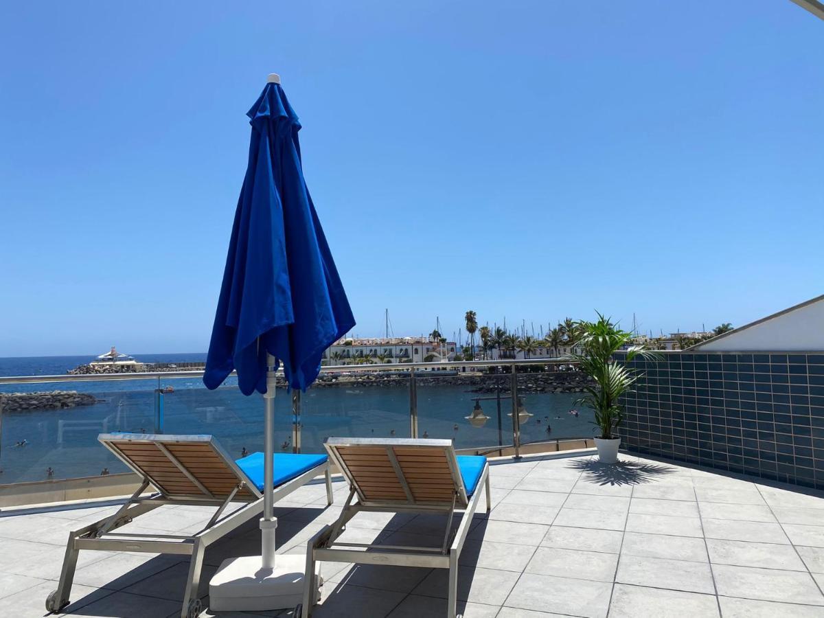 פוארטו דה מוגן Billy'S Beachfront Apartment With Pool Access מראה חיצוני תמונה
